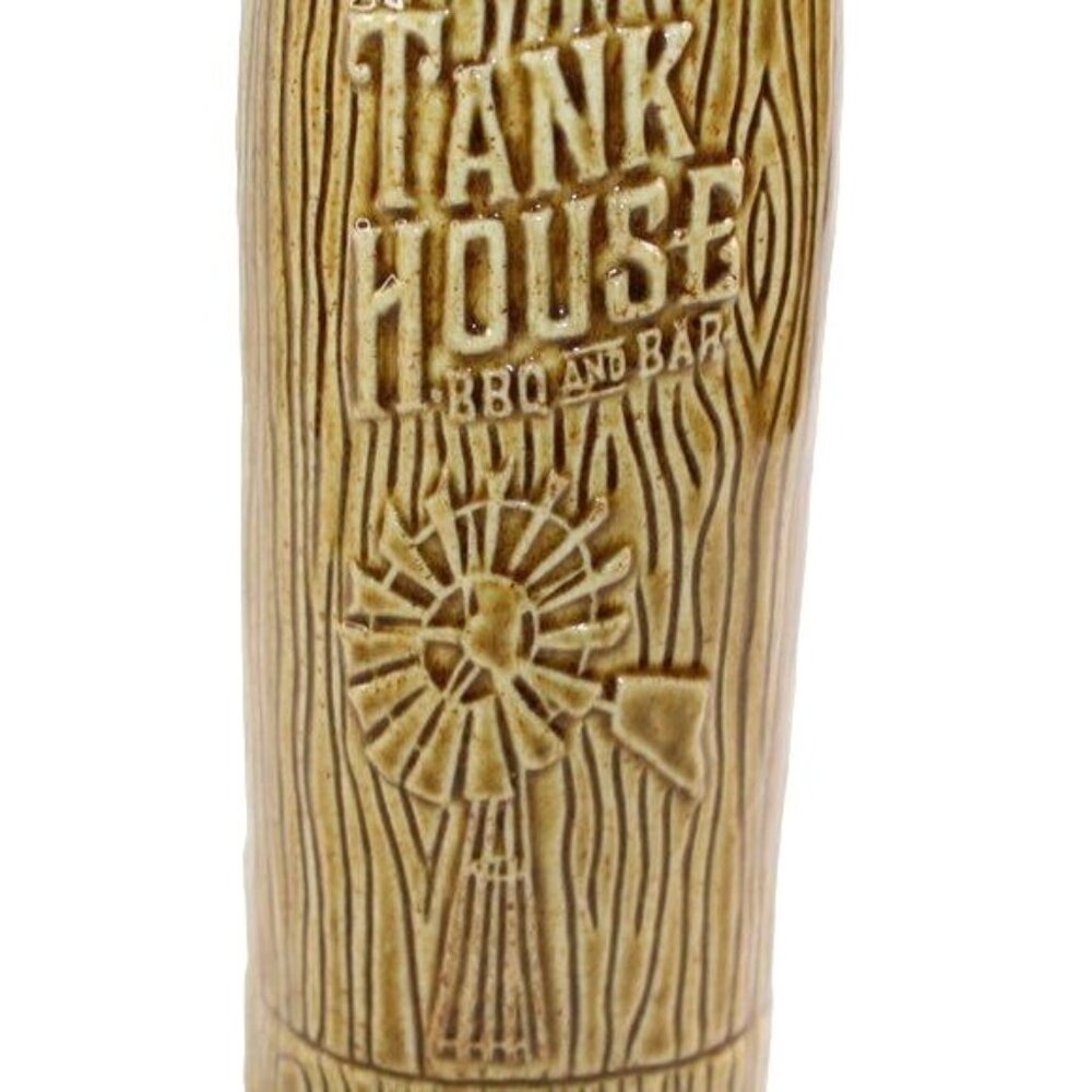 Tank House BBQ And Bar Tiki Mug Tiki Farm 2015 Brown Glaze - Picture 10 of 10